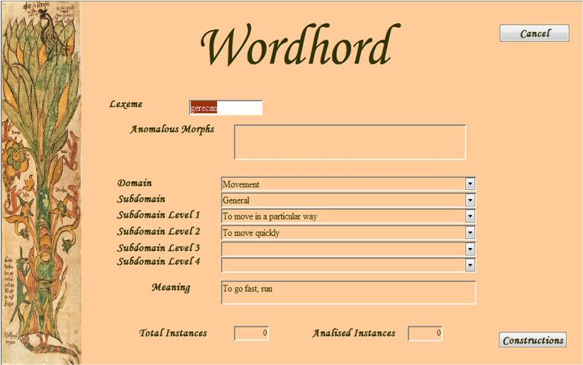 Wordhord entry